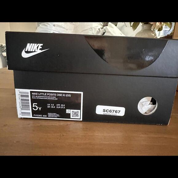 Nike Little Posite One GS Royal Blue FV5365-400 Size 5Y (W 6.5 / EU 37.5) – BNIB - Picture 2 of 10